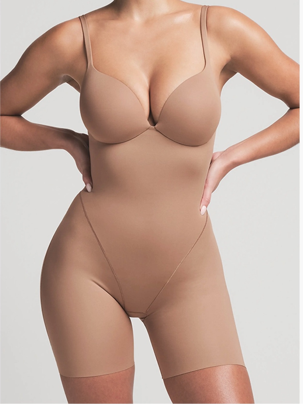 SKIMS Ultimate Body Push-Up Butt Enhancing Padded Midthigh Bodysuit